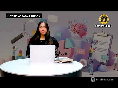 Creative Nonfiction Lecture 23rd