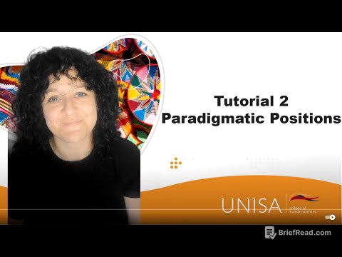 Tutorial 2 - Paradigmatic Positions