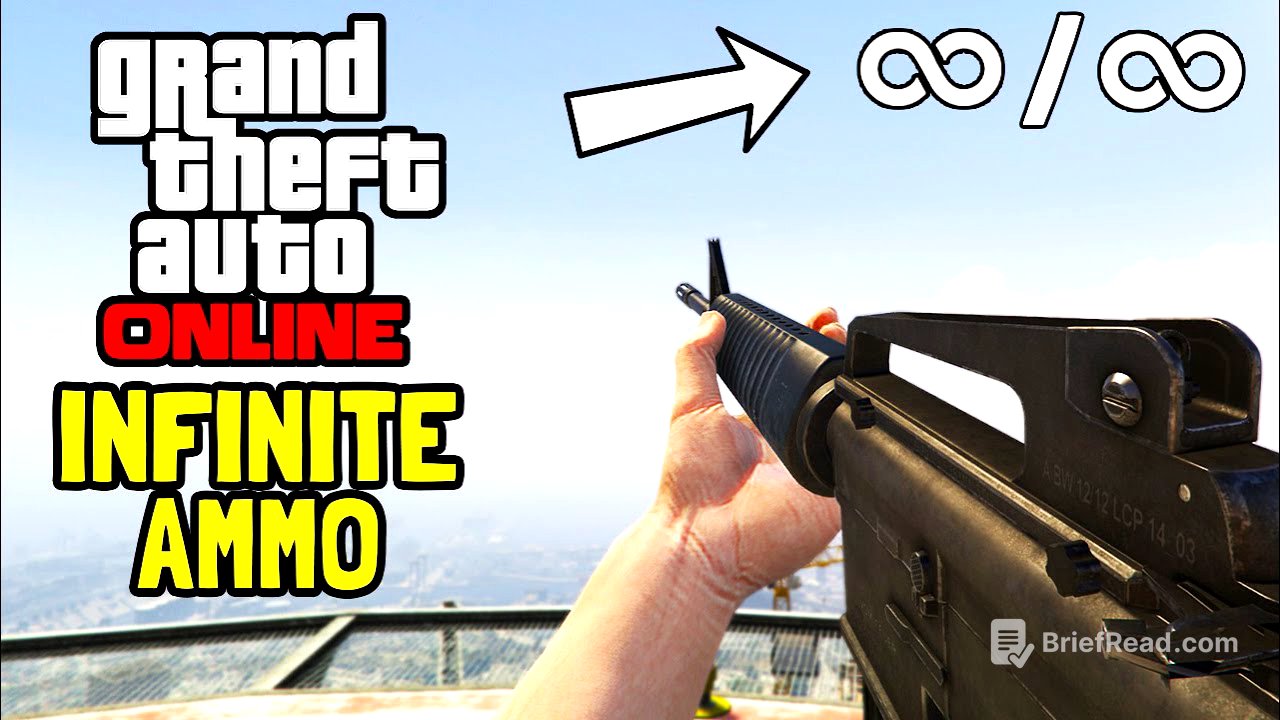 GTA 5 Online - INFINITE AMMO & NO RELOAD GLITCH (Solo & Easy)