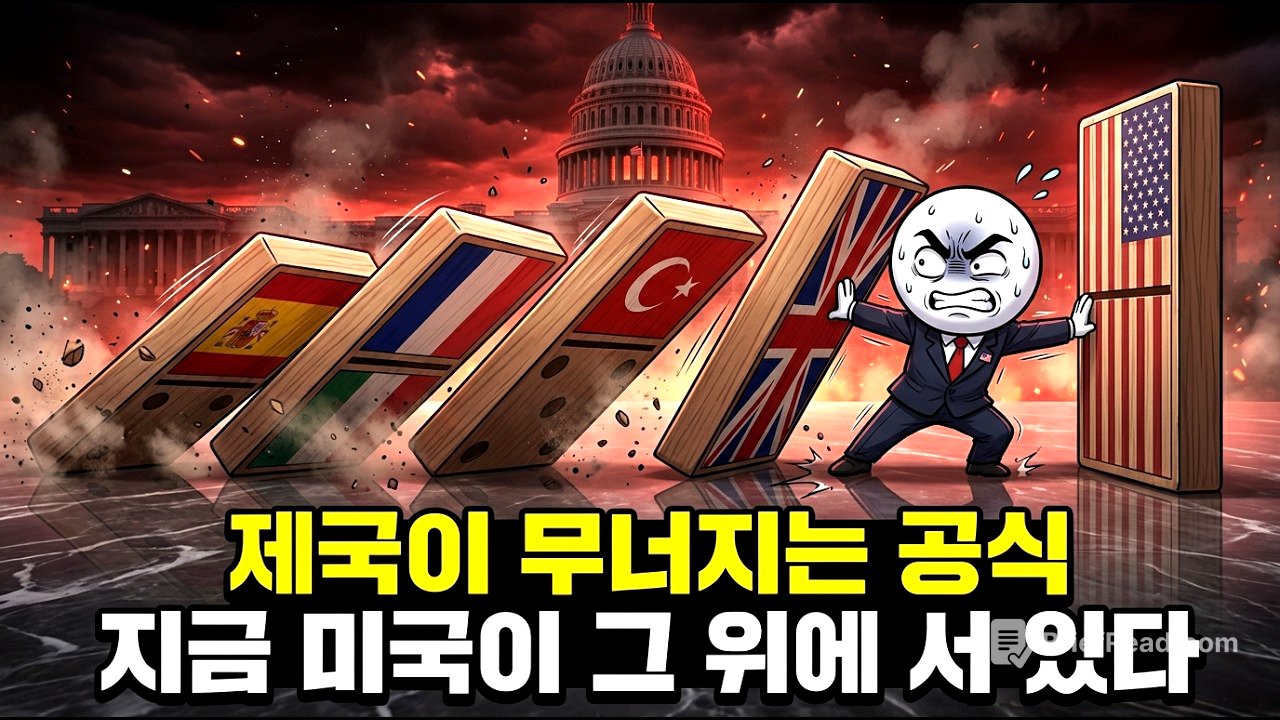 빚 이자가 국방비를 넘는 순간, 제국은 죽습니다. 미국이 그 선을 넘었습니다.