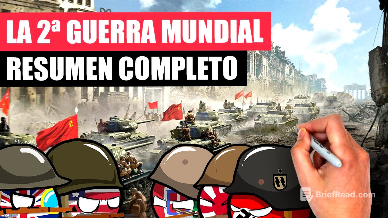 ✅ La SEGUNDA GUERRA MUNDIAL resumida en 40 minutos | ¿Cómo empezó? ¿Qué ocurrió?