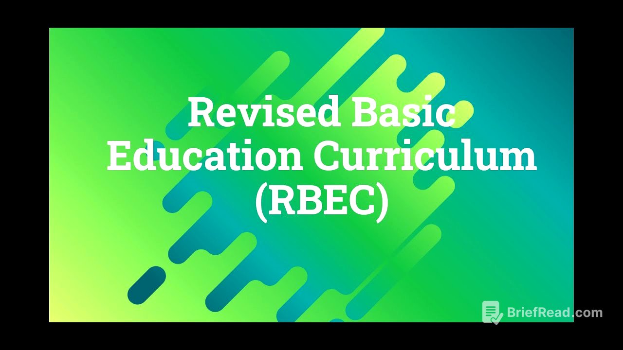 (RBEC) Revised Basic Education Curriculum