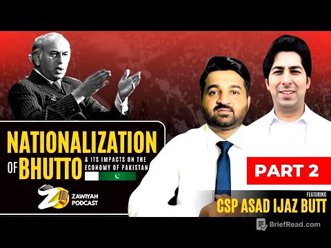 Bhutto’s Nationalization & Its Impact on Pakistan’s Economy | History & Analysis