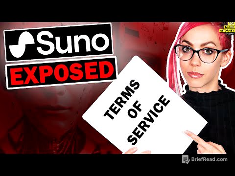 Suno Exposed:  Terms Of Service... (Don't Release AI Music Until You Watch)