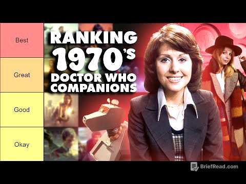 Ranking 70's Doctor Who Companions | Doctor Who Tier List