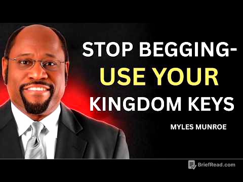 STOP BEGGING — USE the KEYS of the KINGDOM | Authority, Provision & Influence | Dr. Myles Munroe
