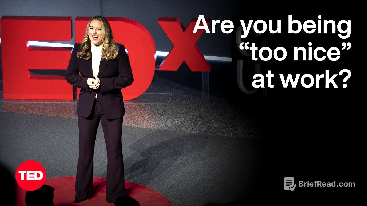 The Problem With Being “Too Nice” at Work | Tessa West | TED