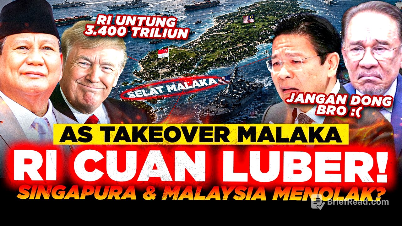 SELAT MALAKA DI INCAR AMERIKA!! Indonesia CUAN 3,4 KUADRILIUN, Malaysia, Singapura Gak TERIMA?