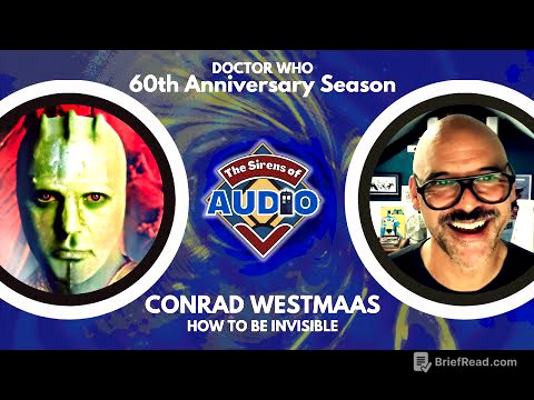 The Whole Truth Behind Big Finish Eighth Doctor Companion C'Rizz with Conrad Westmaas