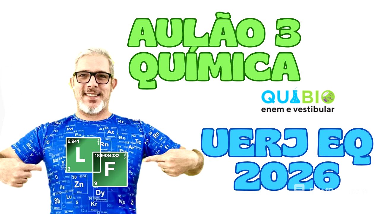 Química UERJ 1º EQ - Aulão de Química Orgânica na UERJ