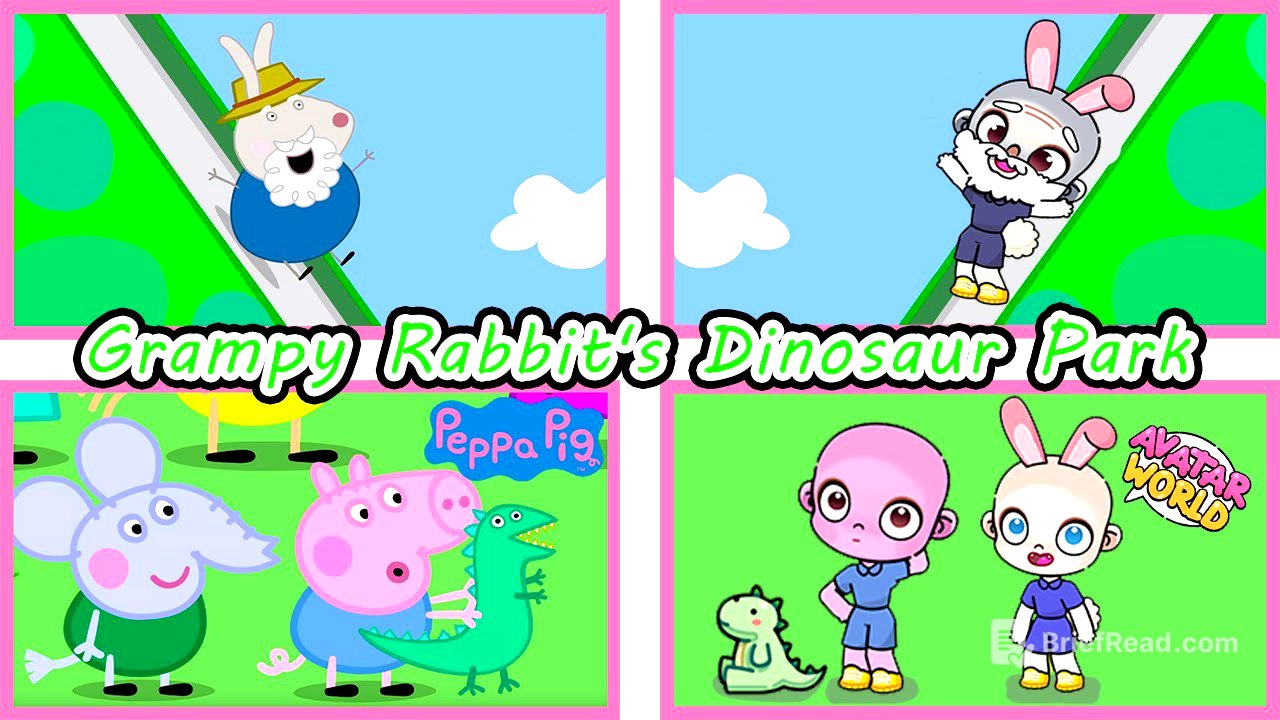 Peppa Pig in Avatar World | Grampy Rabbit's Dinosaur park!