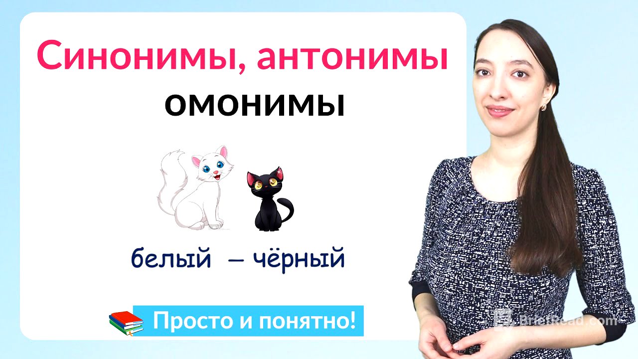 Что такое синонимы, антонимы, омонимы? И как их различать