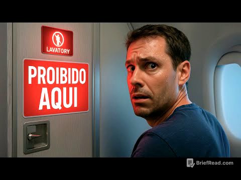 NÃO VÁ AO BANHEIRO DO AVIÃO 🚨  NESSES 5 MOMENTOS (O 4 é assustador!)