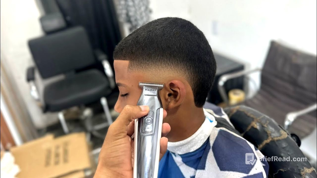💈TÉCNICA PARA INICIANTES! MOICANO DISFARÇADO, RAPIDO💨💈 Passo a Passo COMPLETO!!