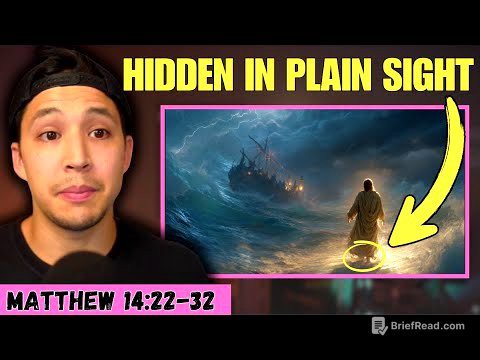 Why Jesus REALLY Walked On Water (We Missed It) | Matthew 14:22-32