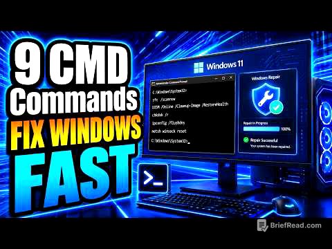 Run These 9 CMD Commands Now to Repair Windows in Minutes