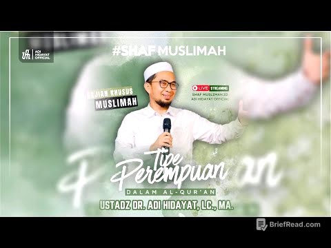 [LIVE] Kajian Muslimah: Tipe Perempuan dalam Al-Qur'an - Ustadz Adi Hidayat