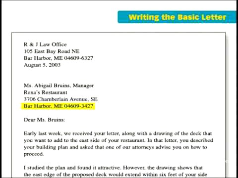 The Key Forms of Business Writing: Basic Letter