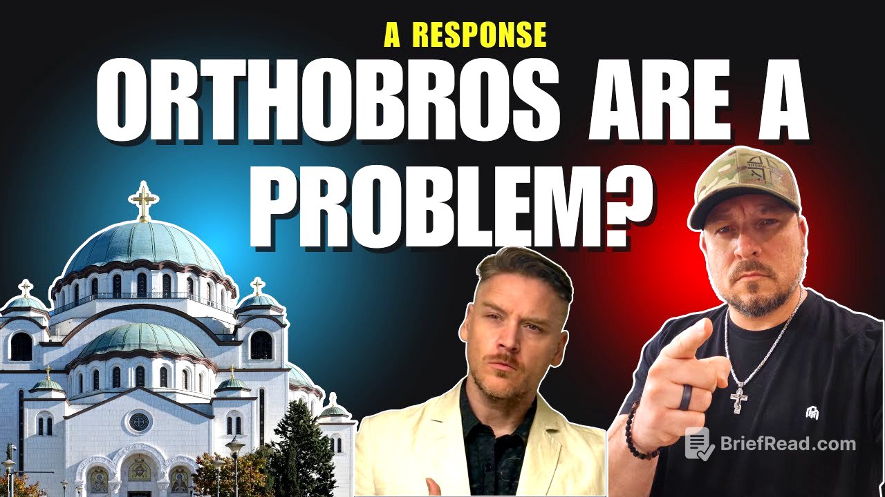 Orthobros, Grifters, and the Sin of Misplaced Rebuke