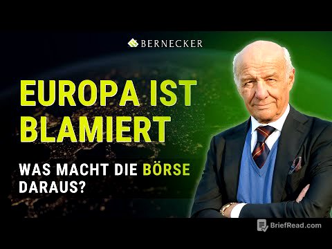 Europa ist blamiert - Was macht die Börse daraus? / Hans A. Bernecker im Gespräch