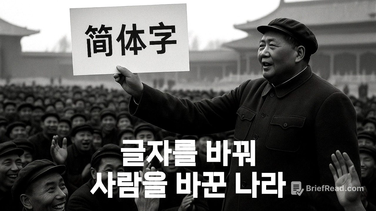 중국은 왜 번체를 버리고, 간체를 택했나?