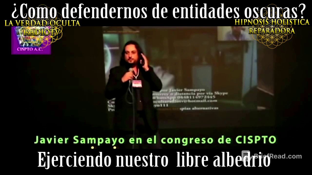 Como defendernos de entidades oscuras? Javier Sampayo HipnoTerapeuta
