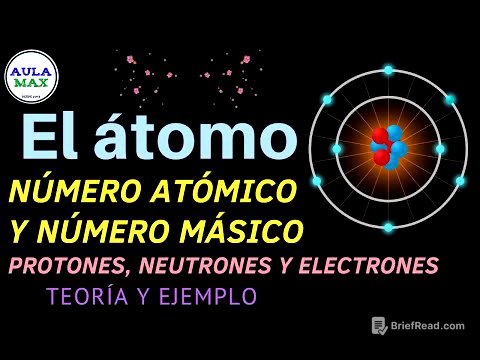 El átomo: protones, neutrones y electrones | número atómico y número másico | propiedades atómicas