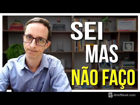 A verdade sobre por que você fica parado (não é preguiça)