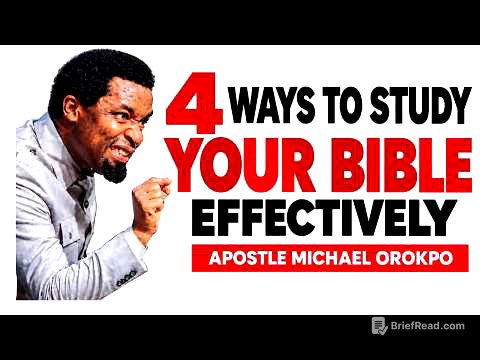 This 4 Bible Study Habits Will Change Your Life || APOSTLE MICHAEL OROKPO