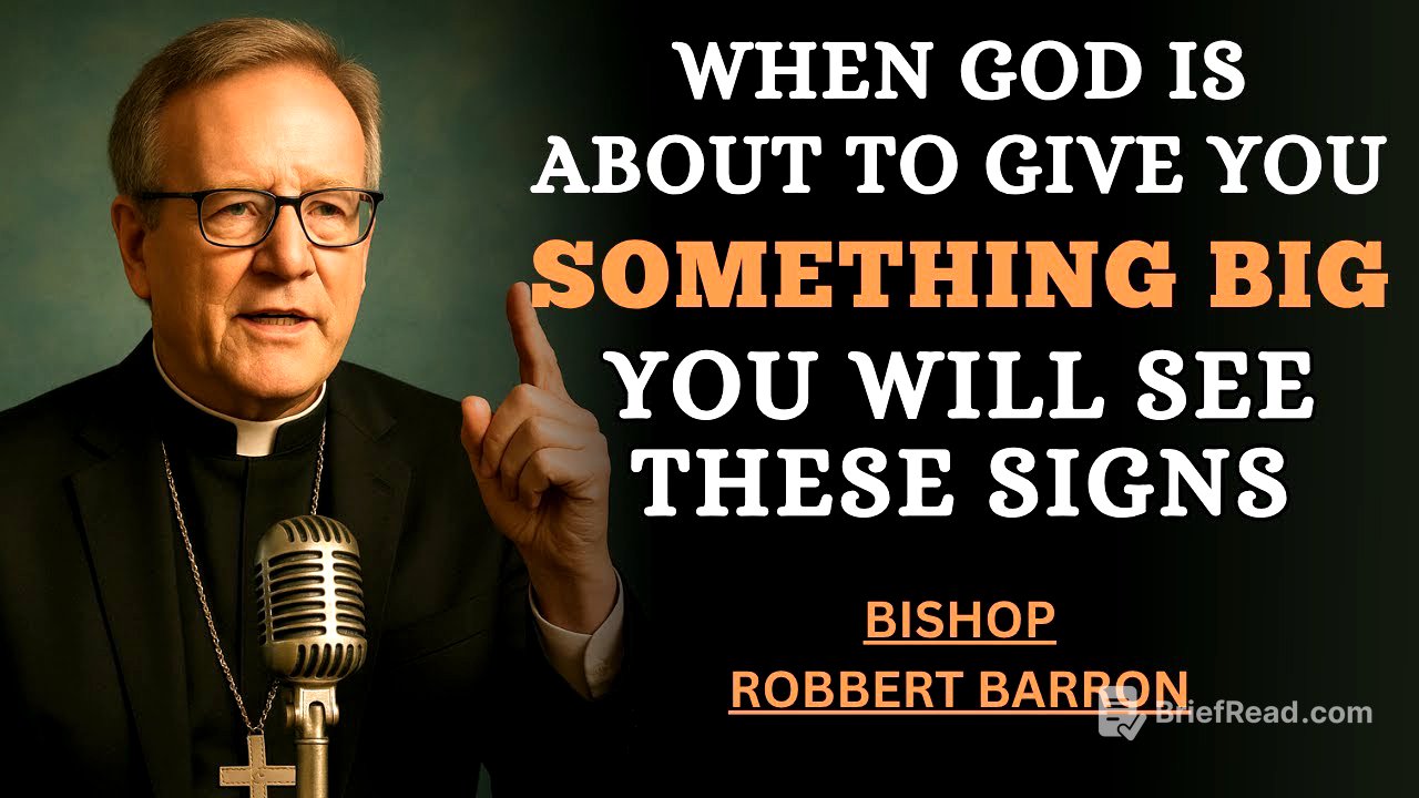 When God Is About To Give You Something Big, You Will SEE These signs -Bishop Robert Barron Inspired