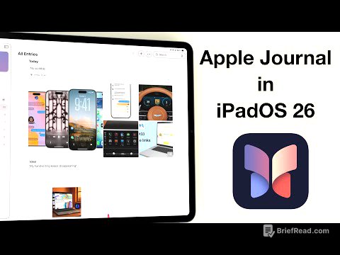 Apple Journal in iPadOS 26