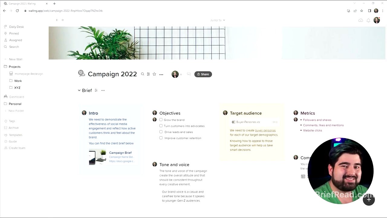 How To Link Your Ideas To Walls & Sections
