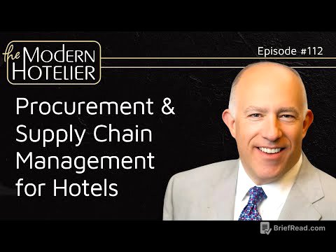 Procurement & Supply Chain Management for Hotels | with Walt Sheffler