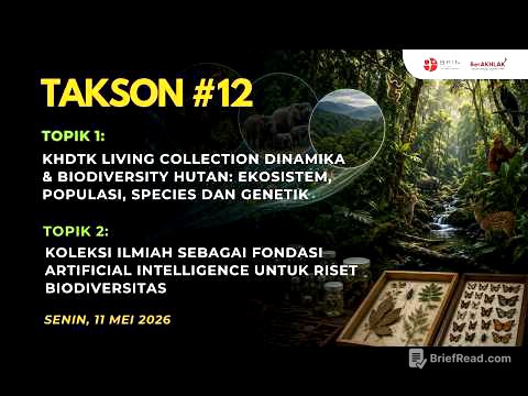 TakSon #12: KHDTK Living Collection  - Koleksi Ilmiah sebagai Fondasi Artificial Intelligence