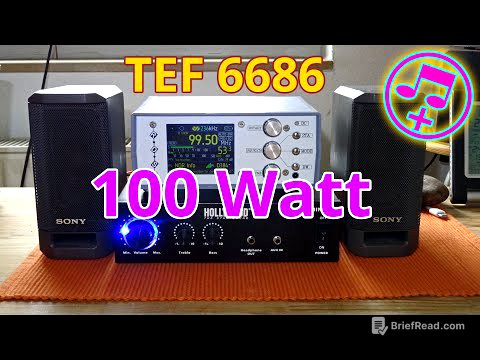 TEF6686 UKW-Radio mit 100W-Verstärker 🎵 unglaublicher Sound super Empfang!