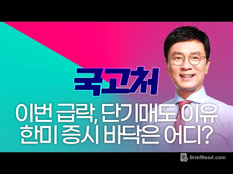 이번 급락, 단기매도인 이유? 한화오션·SK하이닉스·로보티즈 韓·美 증시 바닥존은 어디? | 김종철 | 국고처 11/08