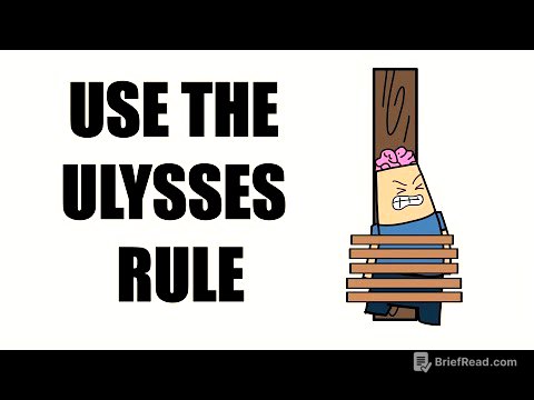 Struggling with discipline? Try the Ulysses Rule