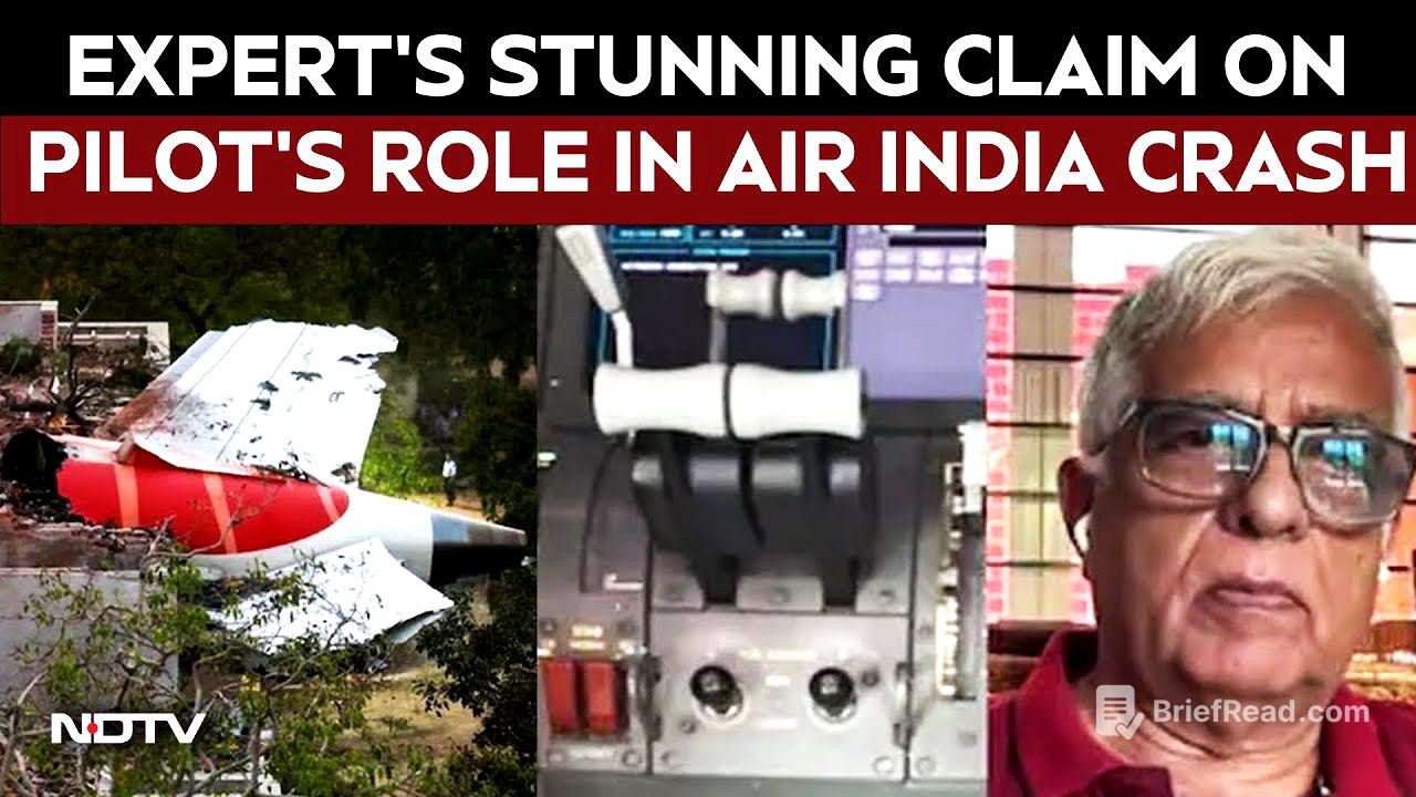 Air India Crash Probe | Aviation Expert Flags Pilot Suicide Angle Amid Air India Crash Probe
