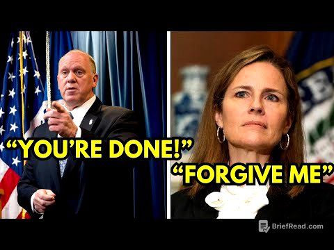 Amy Coney Barrett SILENCES Tom Homan with One Brutal Question—His Response Breaks All Court Rules!