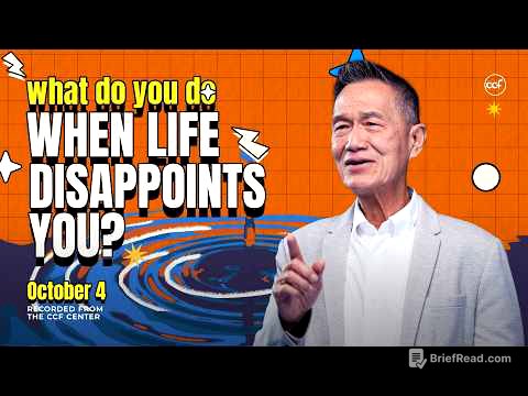 When Disillusioned, Focus On God | Peter Tan-Chi | October 4, 2026