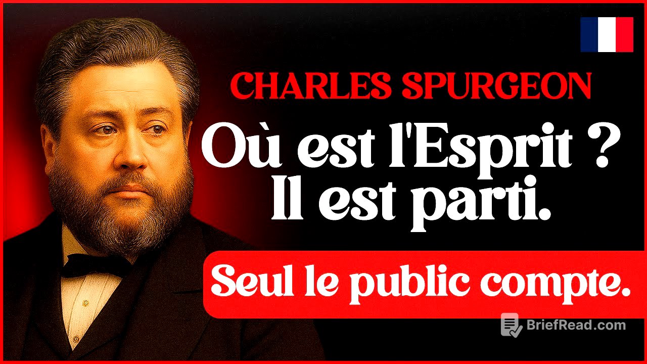 La Présence N'Importe Plus, Seul le Public Compte - CHARLES SPURGEON