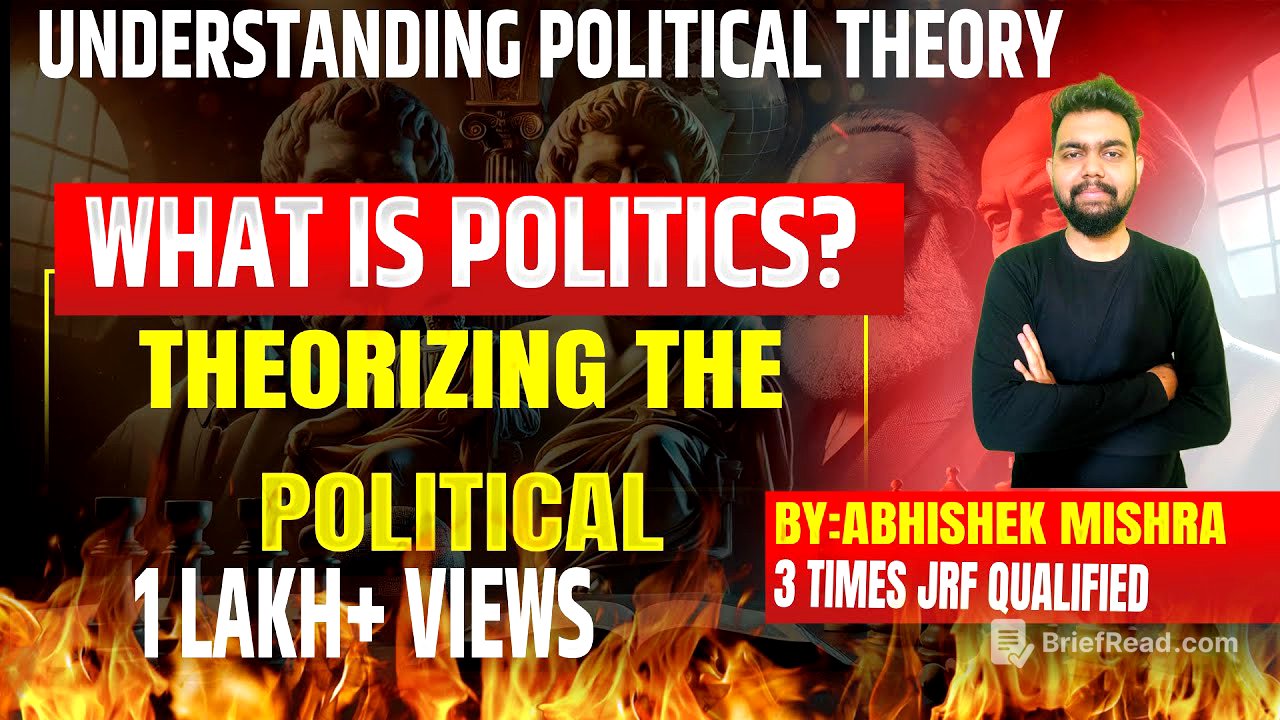 What is Politics: Theorizing the Political|Political Theory, Political Philosophy, Political Science