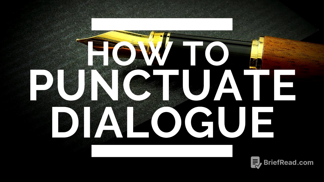 How to Punctuate Dialogue