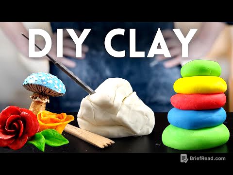 How To Make Clay At Home｜DIY Air Dry Clay