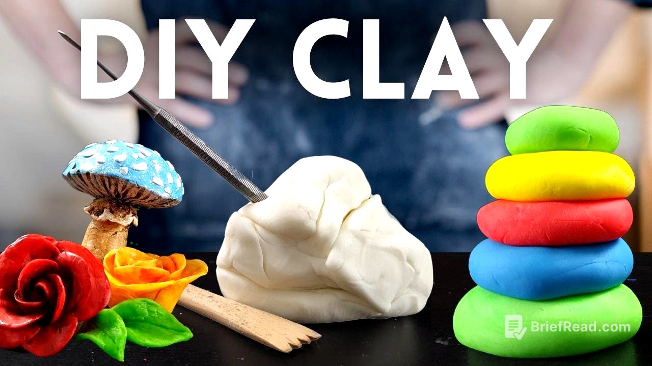 How To Make Clay At Home｜DIY Air Dry Clay