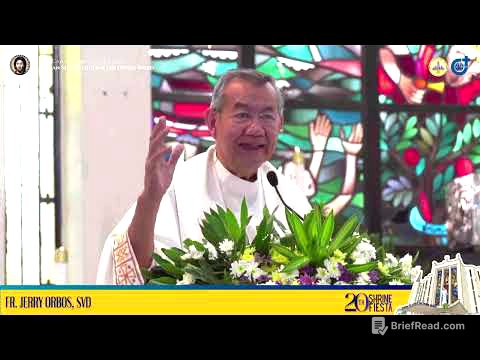 𝗪𝗔𝗟𝗞 𝗪𝗜𝗧𝗛 𝗙𝗔𝗜𝗧𝗛 𝗮𝗻𝗱 𝐲𝐨𝐮'𝐥𝐥 𝗡𝗘𝗩𝗘𝗥 𝗪𝗔𝗟𝗞 𝗔𝗟𝗢𝗡𝗘 | 25 January 2026 HOMILY with Fr. Jerry Orbos, SVD