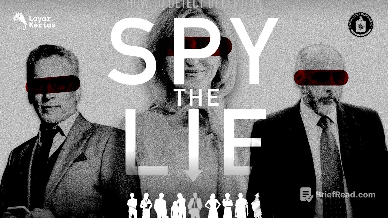 Cara Gampang Tahu Orang Bohong (Teknik Rahasia CIA) | Spy The Lie