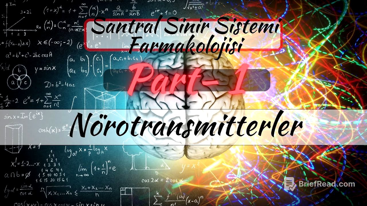 Nörotransmitterler- Santral Sinir Sistemi Farmakolojisi Part-1 - Medotomy Farmakoloji Paket