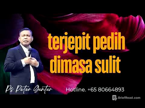 TERJEPIT PEDIH DIMASA SULIT  -   PETER GUNTUR