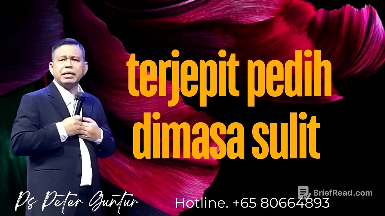 TERJEPIT PEDIH DIMASA SULIT  -   PETER GUNTUR